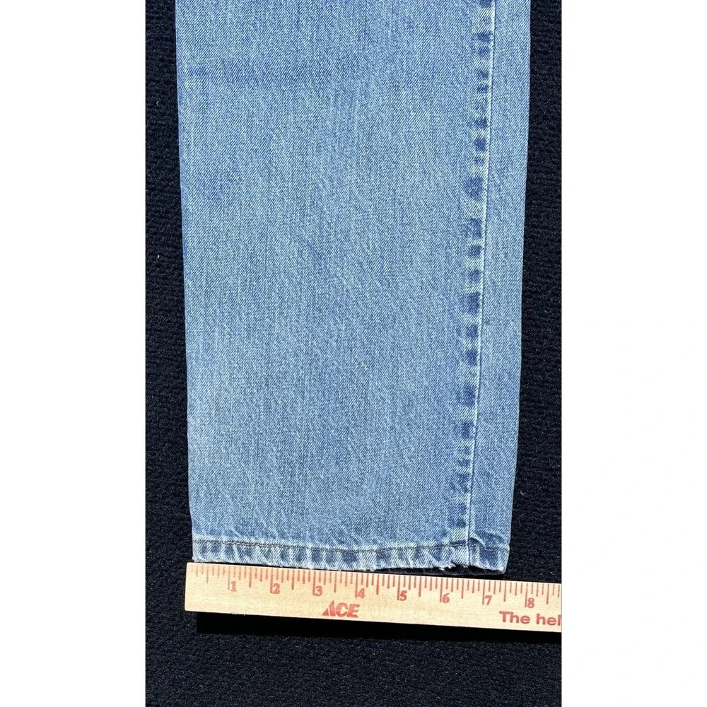 Bailey's PT. Jeans Mens 30x32 Blue Light Wash Regular Fit Straight Cotton Denim